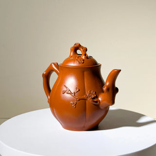 Vintage Yixing Teapot #43 Plum Blossom Meiping Teapot 175ml YUMM CHA