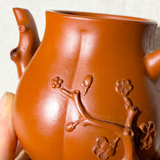 Vintage Yixing Teapot #43 Plum Blossom Meiping Teapot 175ml YUMM CHA