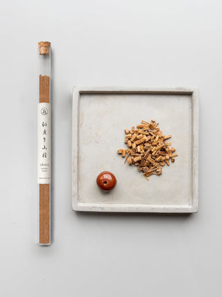 GRACE incense sticks in a cork-stoppered glass tube