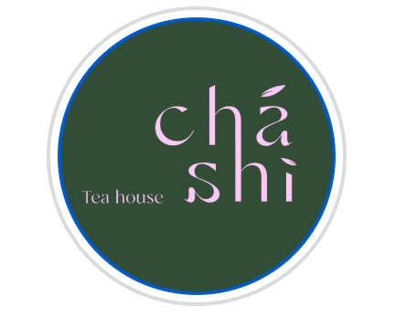 Cháshi Tea House logo from @chashi_brussels